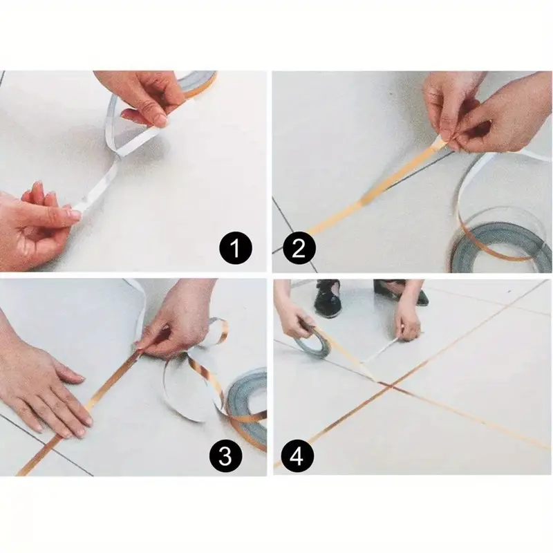 bandă decorativă rosturi bandă decorativă faianță bandă autoadezivă gresie bandă aurie decorativă bandă decorativă pentru baie bandă aurie pentru faianță bandă pentru rosturi gresie și faianță [18]