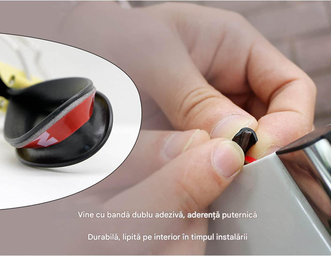 banda protectie usa auto pvc cauciucat negru 10m MaffStuff [3]