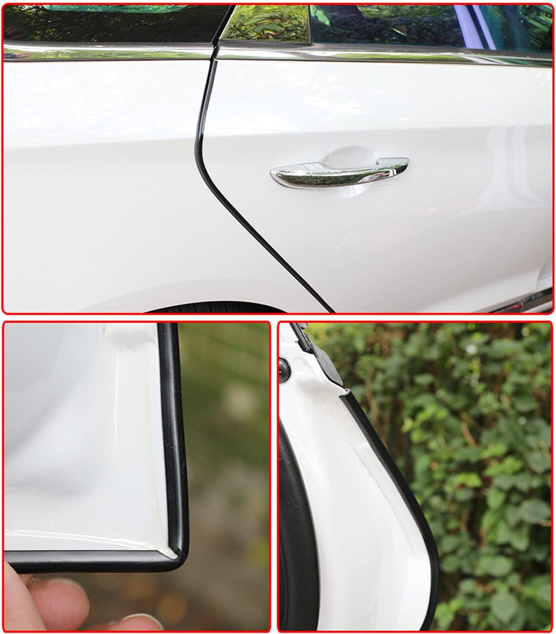 banda protectie usa auto pvc cauciucat negru 10m MaffStuff [6]