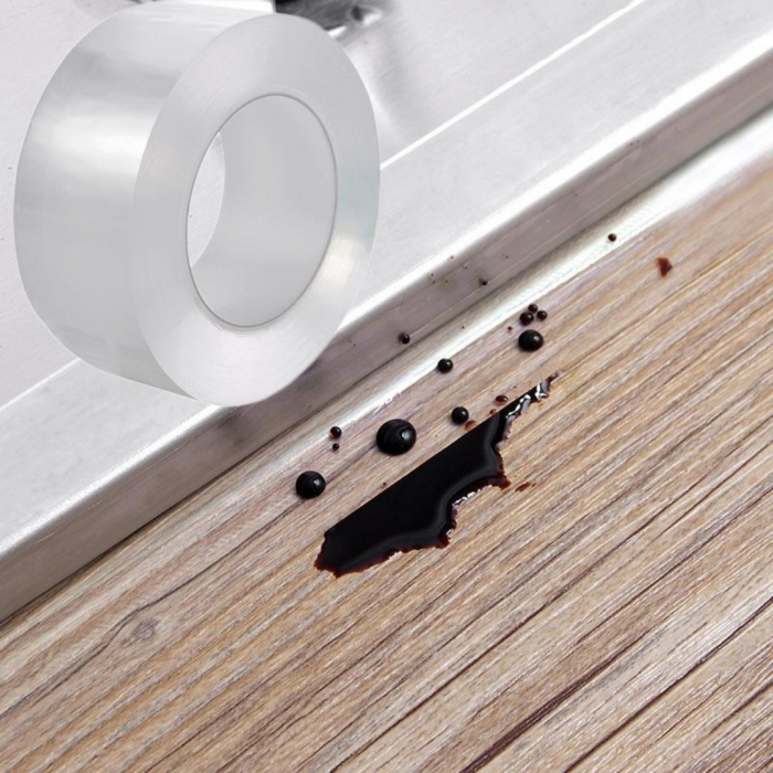 Bandă Adezivă Transparentă Impermeabilă pentru Izolare – 3 cm x 3 metri, Puternică și Durabilă [5]