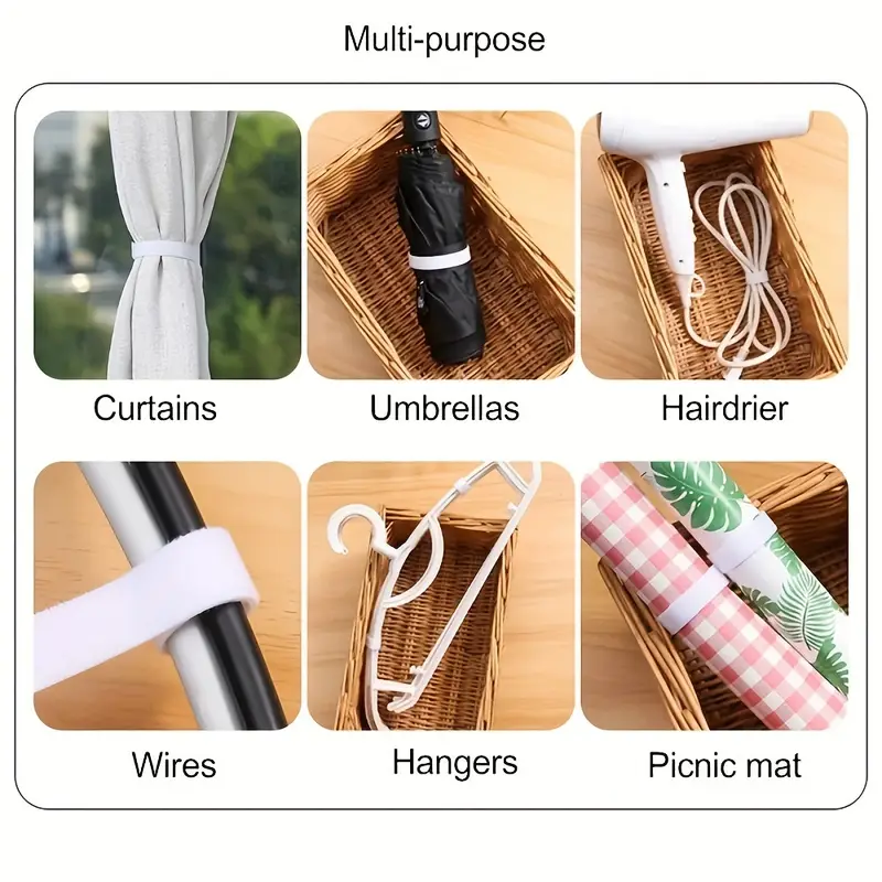Bandă Velcro cu Scai – Organizare Cabluri, 1x500cm [10]