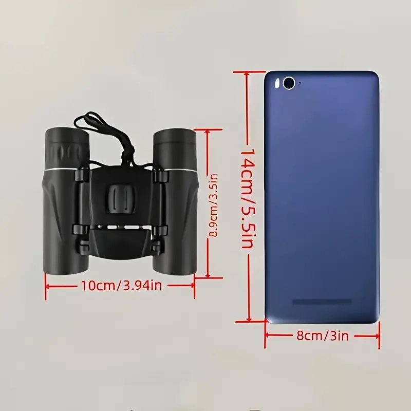 Binoclu HD 8X21 Telescop portabil Binoclu profesional Aventuri în aer liber Sport și călătorii Camping și explorare Observarea păsărilor Drumeții Concerte Vânătoare Vizualizare la distanță Focalizare centrală Rezistent la apă Design pliabil [3]