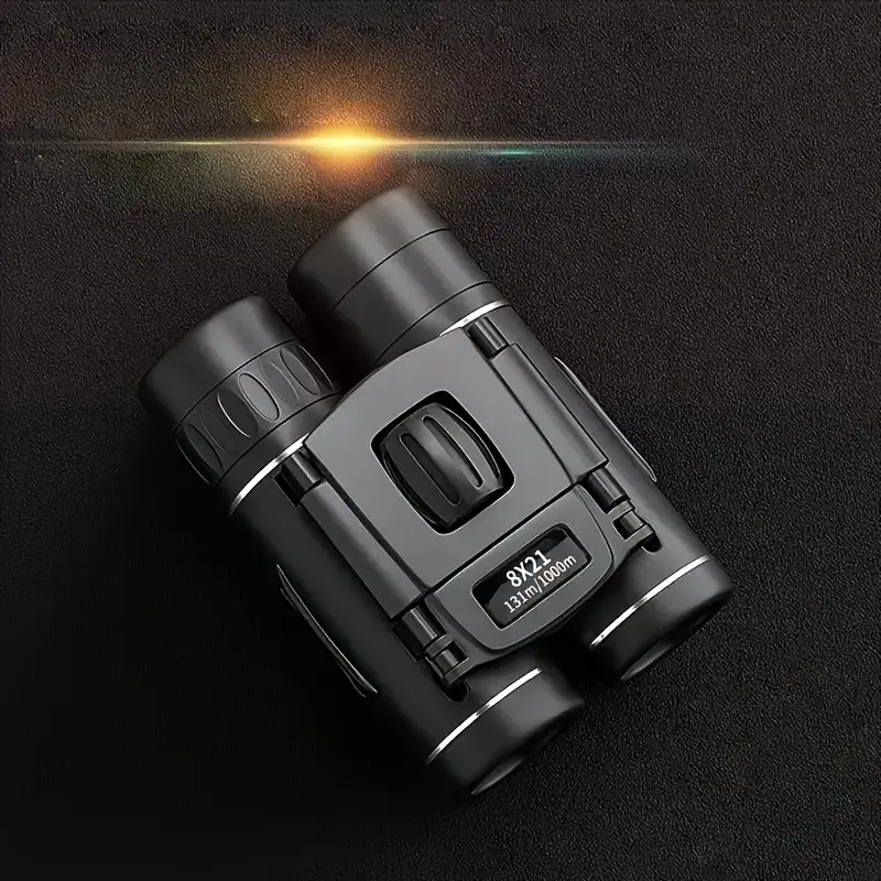 Binoclu HD 8X21 Telescop portabil Binoclu profesional Aventuri în aer liber Sport și călătorii Camping și explorare Observarea păsărilor Drumeții Concerte Vânătoare Vizualizare la distanță Focalizare centrală Rezistent la apă Design pliabil [6]