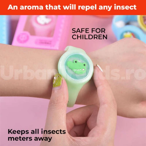 Brățara Anti-Țânțari Copii – LED și Ulei Esențial Natural [6]
