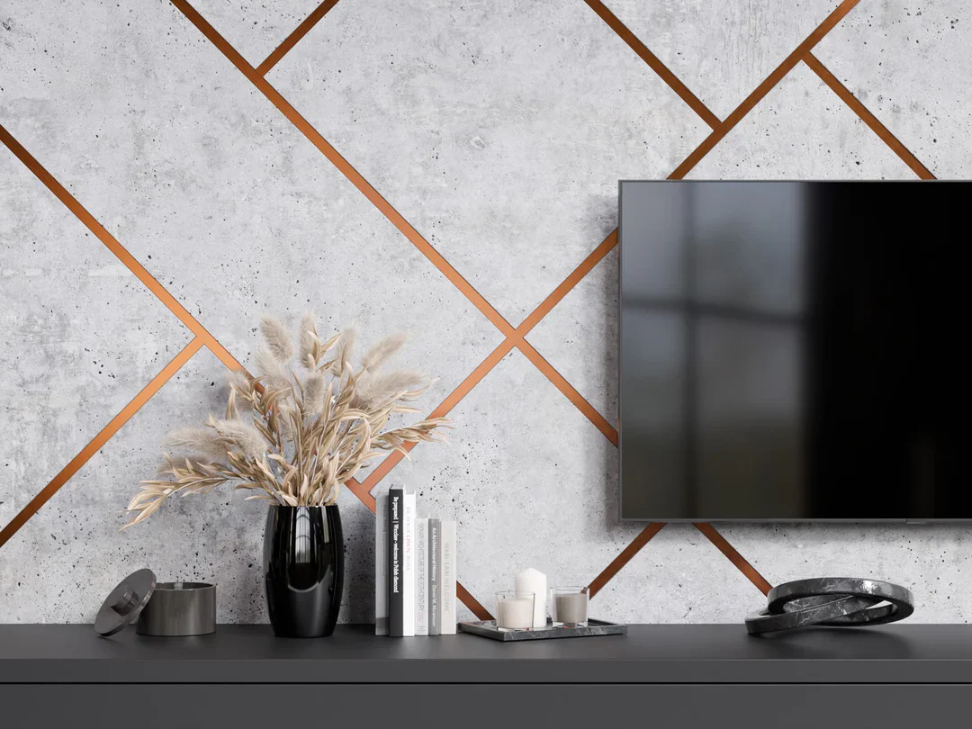 Bandă decorativă adezivă inox bronz periat brushed rose gold [7]