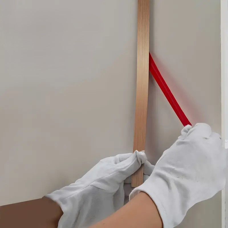 Bandă decorativă adezivă inox bronz periat brushed rose gold [6]