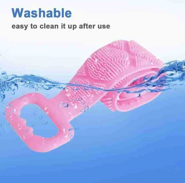 Burete de Baie Exfoliant din Silicon – Curățare Eficientă & Piele Catifelată, Ideal pentru Igiena Zilnică [2]