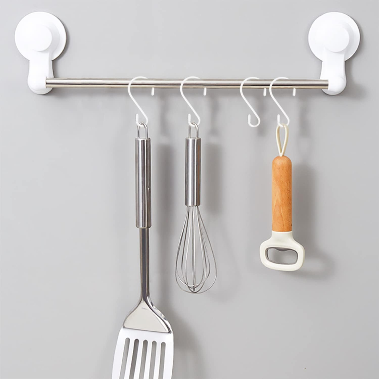 carlige tip s organizare inox alb MaffStuff [6]