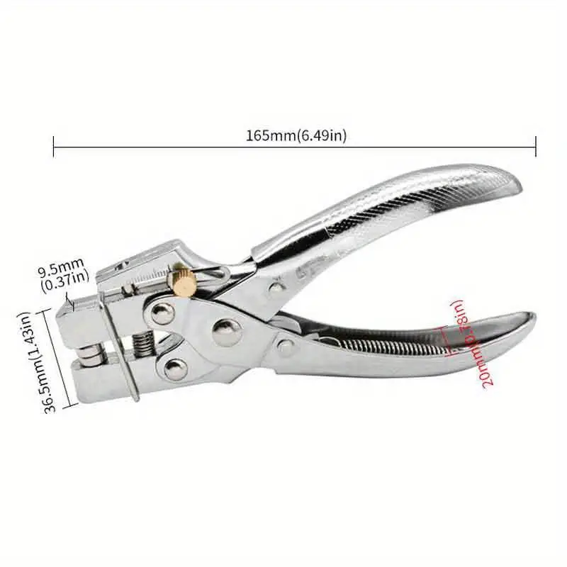 Clește de Capsat pentru Textile, Piele, Hârtie și Plastic – 100 Capse Ø5mm, Oțel Inoxidabil, Ideal pentru Diverse Proiecte [5]