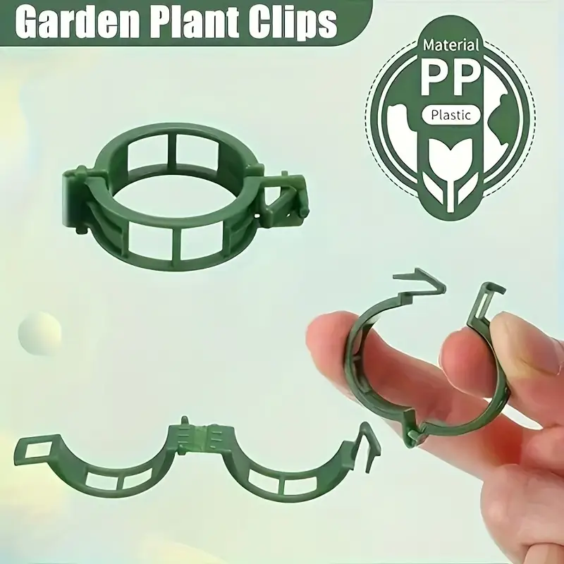 Set 100 Clipsuri pentru Lăstari și Corzi – Diametru 2.5/3 cm [8]