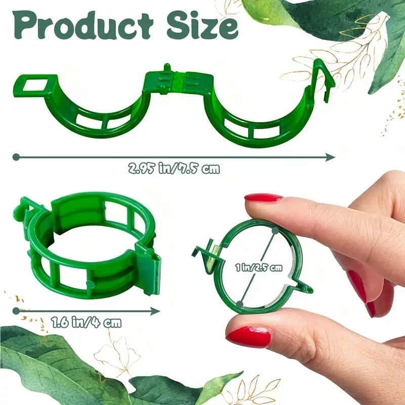 Set 100 Clipsuri pentru Lăstari și Corzi – Diametru 2.5/3 cm [19]