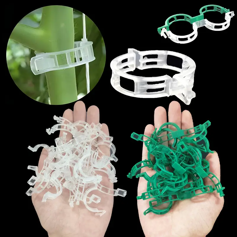 Set 100 Clipsuri pentru Lăstari și Corzi – Diametru 2.5/3 cm [12]