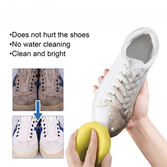Cremă curățare încălțăminte cu burete – pastă fără apă pentru adidași și pantofi sport [13]