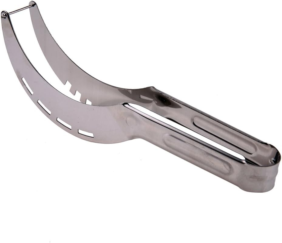 Cuțit Feliator 2in1 cu Funcție de Clește pentru Tăiat și Servit Pepene, 22 cm – Eficient și Ușor de Folosit [8]