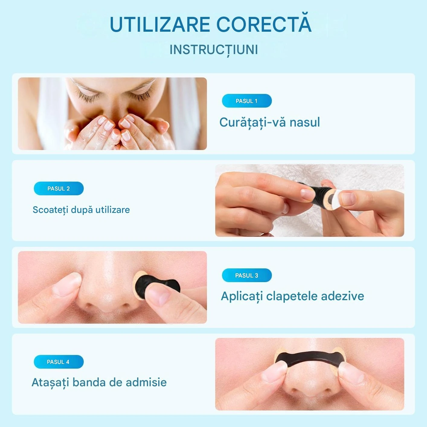 dispozitiv anti sforait dilatator nazal magnetic universal MaffStuff [4]