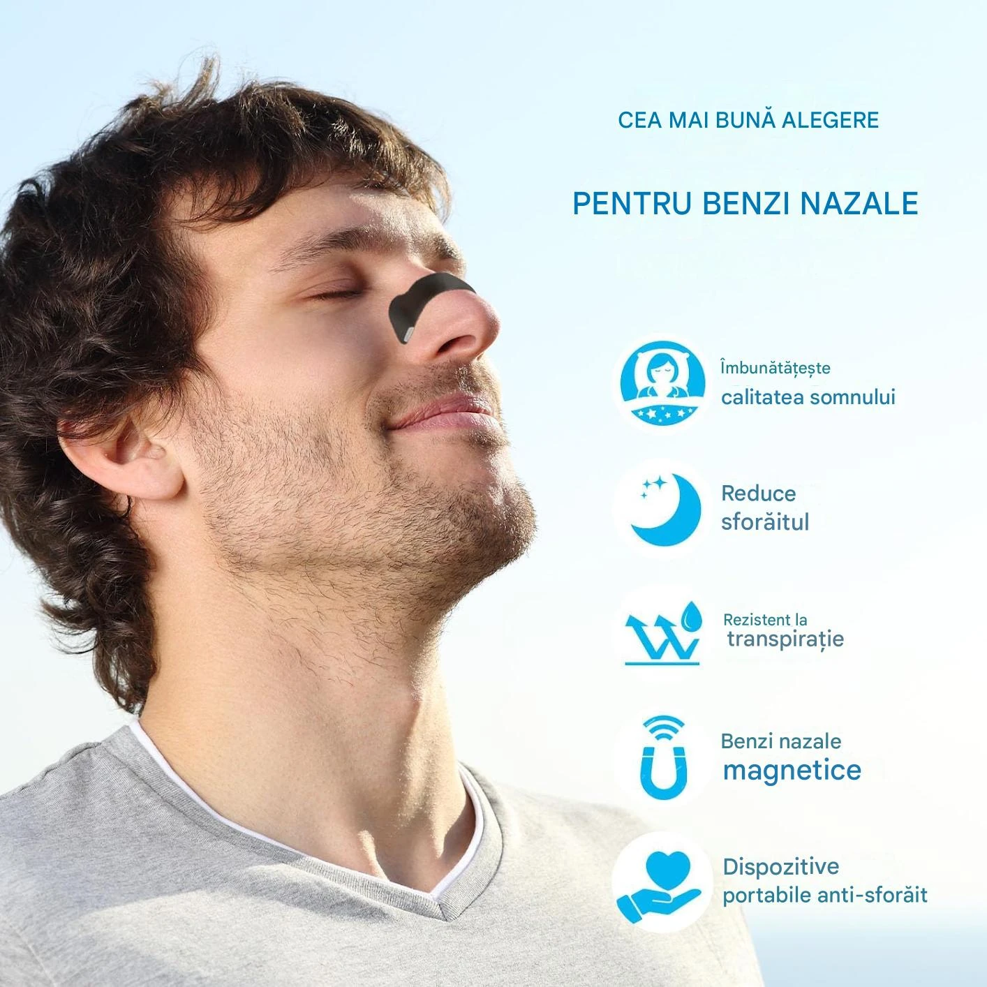 dispozitiv anti sforait dilatator nazal magnetic universal MaffStuff [9]