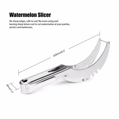 Feliator pepene din inox cu funcție de clește – 22 cm [11]
