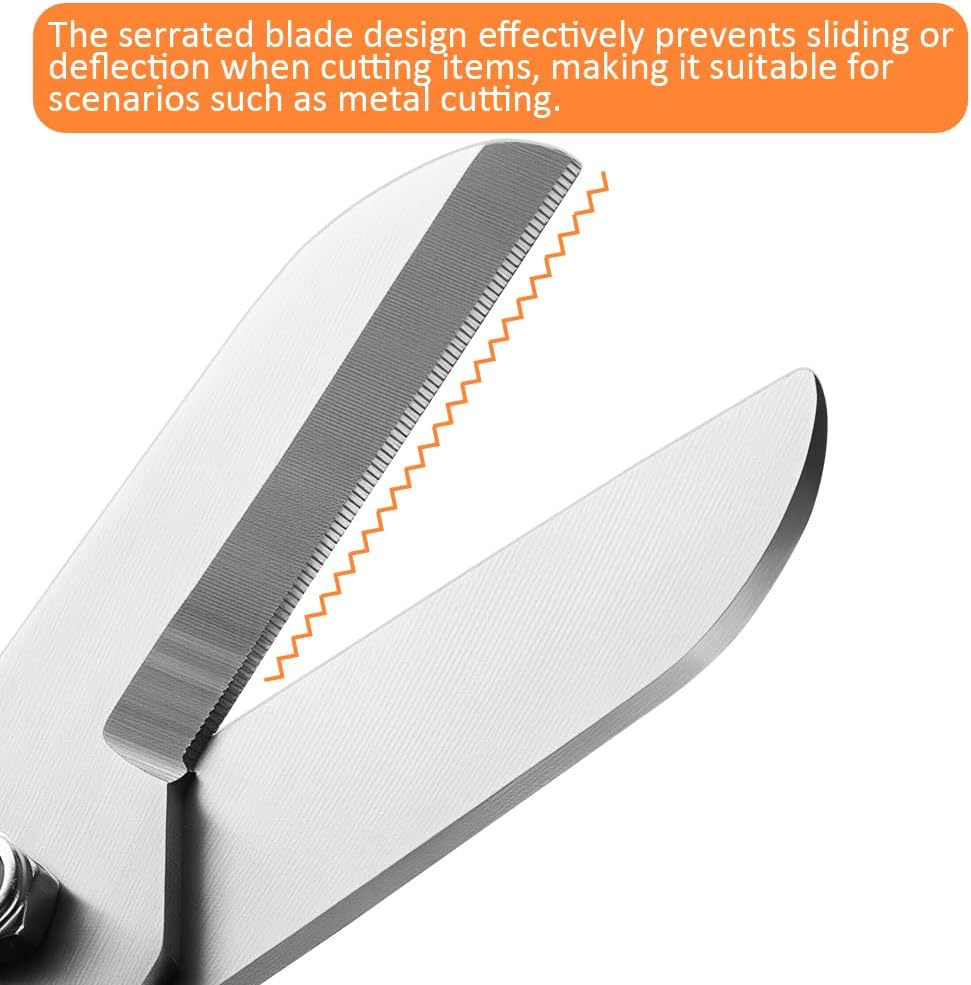 Foarfeca pentru tabla MaffStuff lama dreapta si zimtata [6]