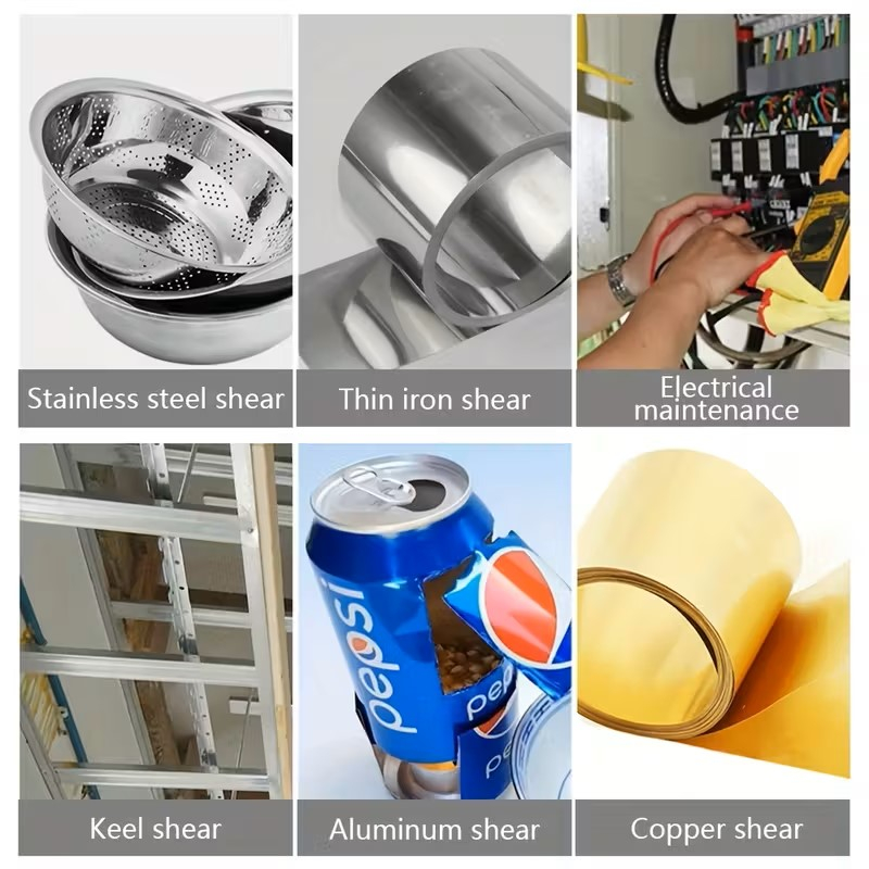 Foarfeca pentru tabla MaffStuff lama dreapta si zimtata [7]