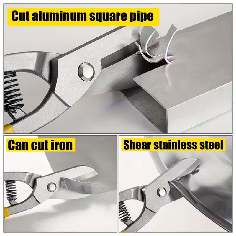 Foarfeca pentru tabla MaffStuff lama dreapta si zimtata [3]
