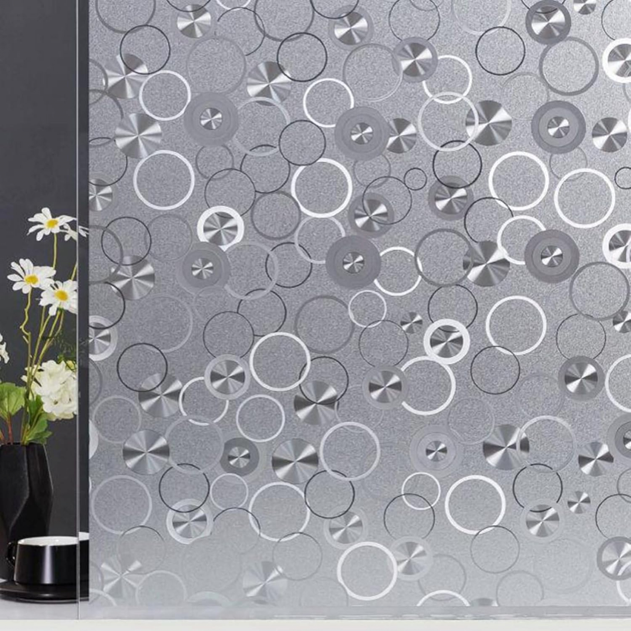 folie autoadezivă geamuri folie decorativă ferestre protecție intimitate geam model cercuri metalice folie geam folie geamuri 60x200 cm folie electrostatică ferestre folie decorativă cercuri metalice folie protecție solară geam folie intimitate ferestre autocolant geam model cercuri metalice folie geamuri autoadezivă folie sablată geam model cercuri metalice folie decorativă autoadezivă folie geamuri termopan folie ornament geamuri [4]