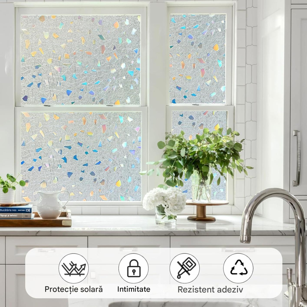 folie geam electrostatica holografica transparenta MaffStuff [10]