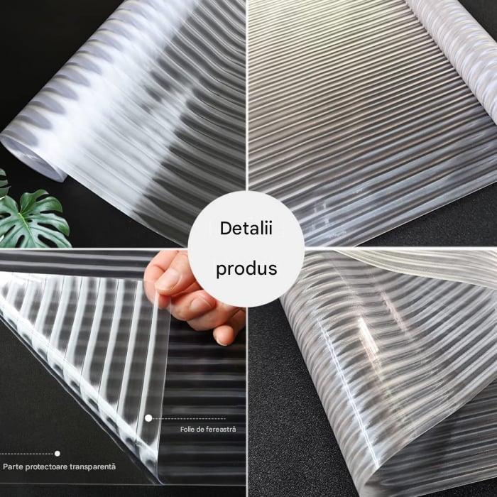 folie geam electrostatica linii verticale alba MaffStuff [8]