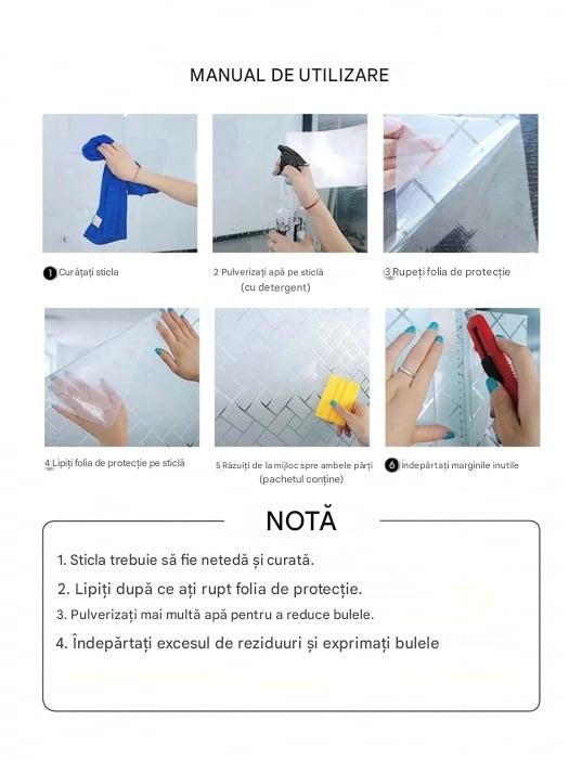 folie geam opaca electrostatica neagra MaffStuff [9]