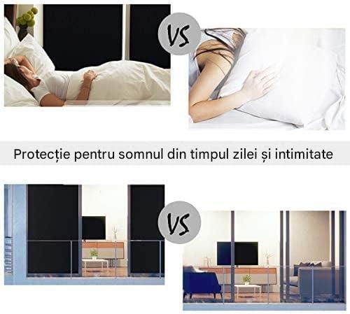 folie geam opaca electrostatica neagra MaffStuff [7]