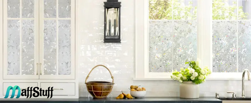 Folie Decorativa Geamuri, Model Floral Lalea 3D, Folie Decorativa Pentru Geam Folie autocolanta geam Folie Geam Folie autocolanta geam termopan Folie geam sa nu se vada din exterior Folie geam termopan sa nu se vada in casa Folie adeziva pentru geam [9]