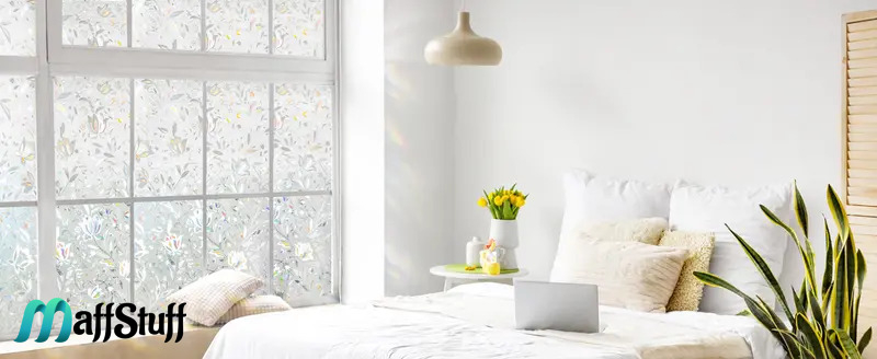 Folie Decorativa Geamuri, Model Floral Lalea 3D, Folie Decorativa Pentru Geam Folie autocolanta geam Folie Geam Folie autocolanta geam termopan Folie geam sa nu se vada din exterior Folie geam termopan sa nu se vada in casa Folie adeziva pentru geam [6]