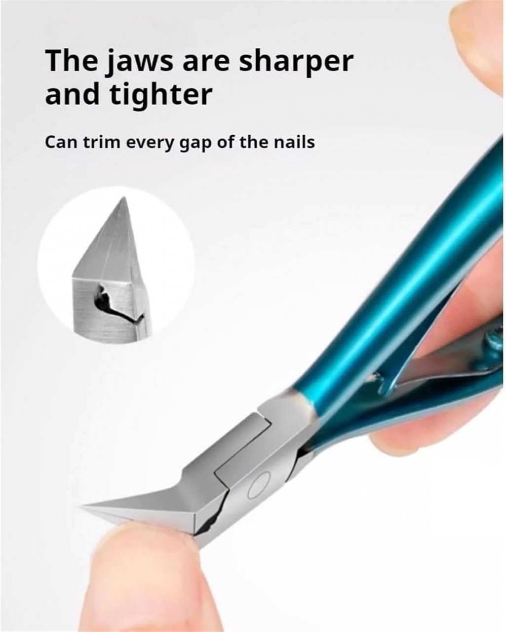 Forfecuță Profesională pentru Manichiură & Pedichiură – Cap Drept 120°, Design Ergonomic, Manevrabilitate Ușoară [10]