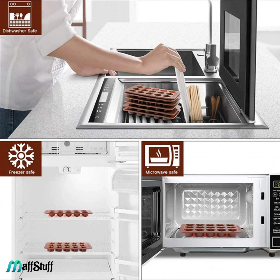 Forma din Silicon pentru Bomboane, Praline din Ciocolata de Casa, Jeleuri sau Cuburi de Gheata,  forme silicon ciocolata forme ciocolata policarbonat forme jeleuri silicon carrefour ciocolata in forme de silicon reteta jumbo forme silicon forme ciocolata topita forme silicon prajituri [12]