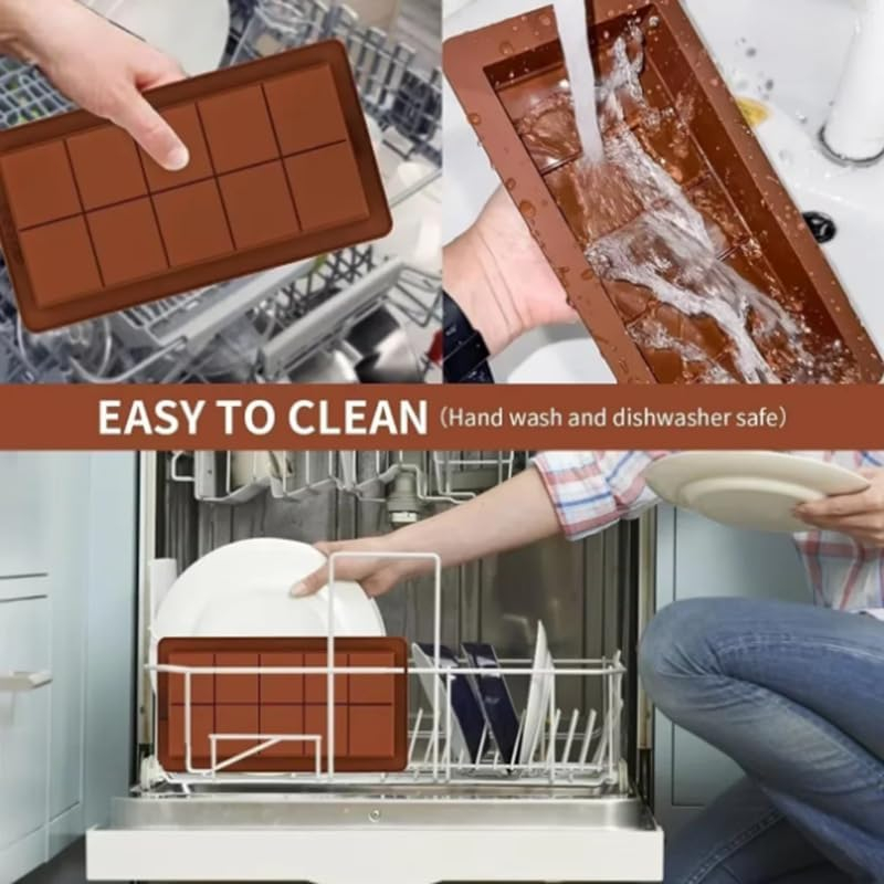 Formă Silicon Ciocolată Dubai – 25x13 cm, Maro, Ideală pentru Deserturi Fine [7]
