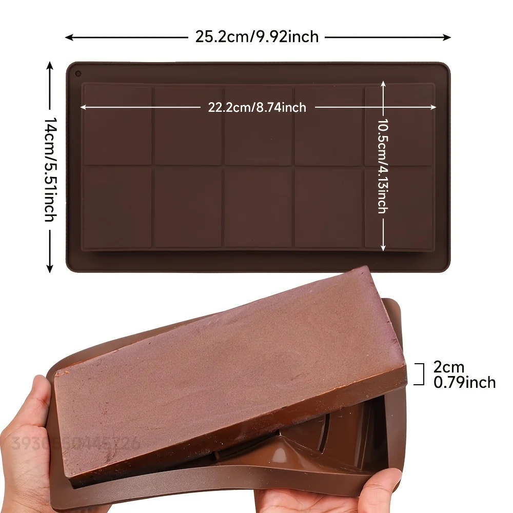 Formă Silicon Ciocolată Dubai – 25x13 cm, Maro, Ideală pentru Deserturi Fine [13]