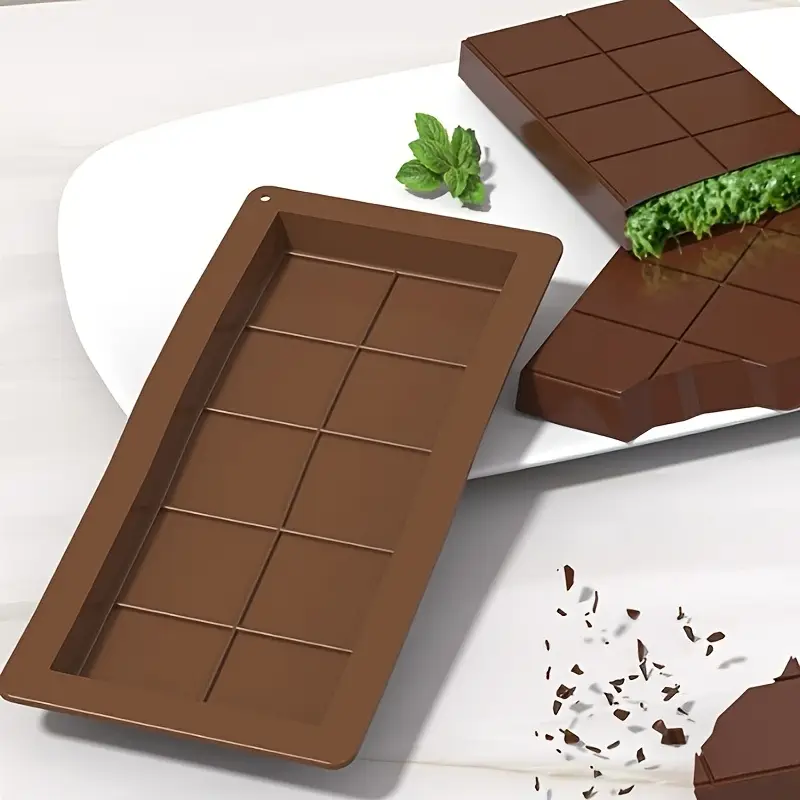 Formă Silicon Ciocolată Dubai – 25x13 cm, Maro, Ideală pentru Deserturi Fine [18]