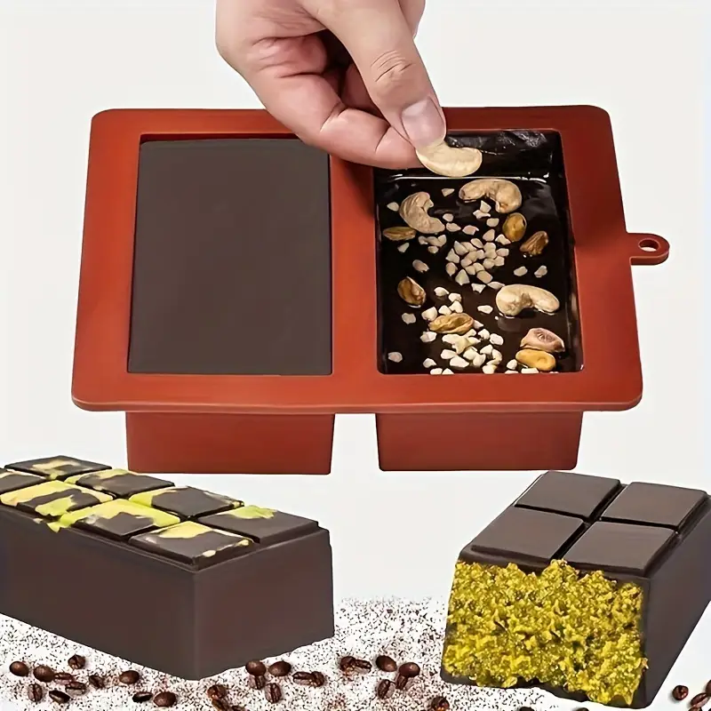 Formă Silicon Ciocolată Dubai – 25x13 cm, Maro, Ideală pentru Deserturi Fine [4]