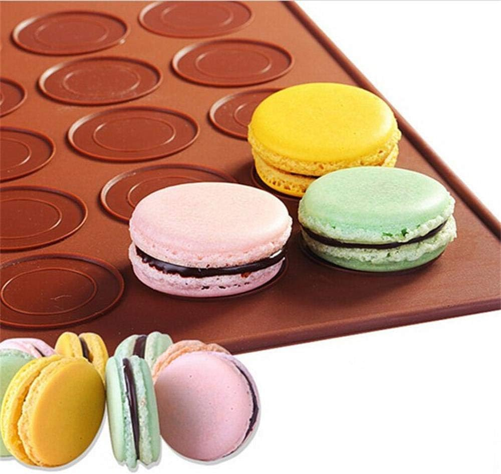 Formă Silicon pentru Macarons – Tavă 30 Sloturi, Antiaderentă, Perfectă pentru Prăjituri [22]