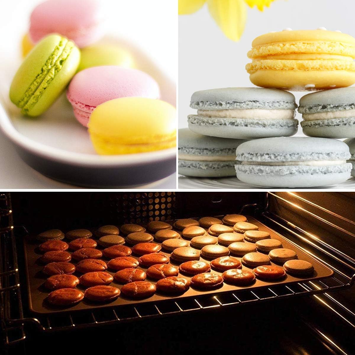 Formă Silicon pentru Macarons – Tavă 30 Sloturi, Antiaderentă, Perfectă pentru Prăjituri [6]