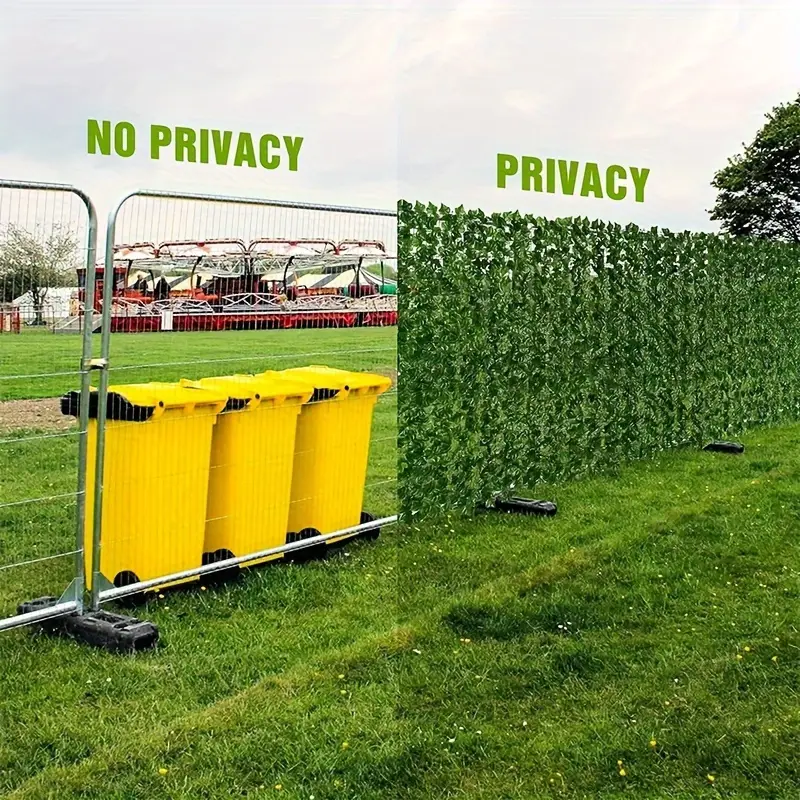 Gard Viu Verde Artificial – Umbra Naturală pentru Spații Exterioare [14]