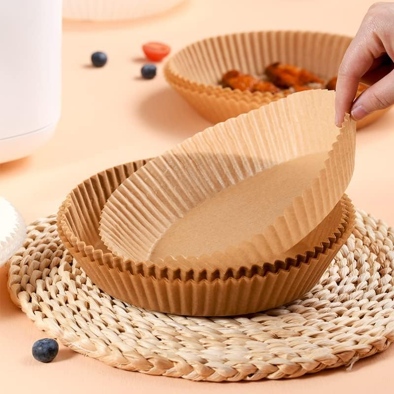 Hârtie de Copt pentru Air Fryer – Set 50 Bucăți, Antiaderentă și Termorezistentă [20]