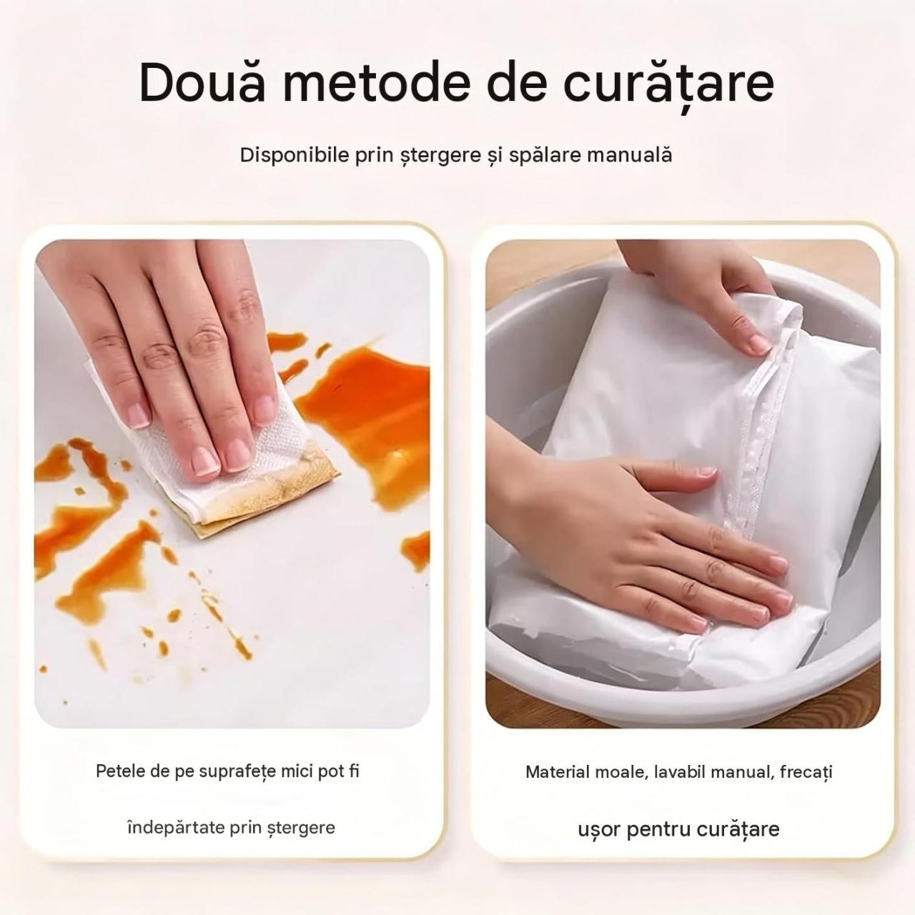 Husă protecție haine PEVA 50 × 80 × 90 cm alb semitransparent MaffStuff [4]