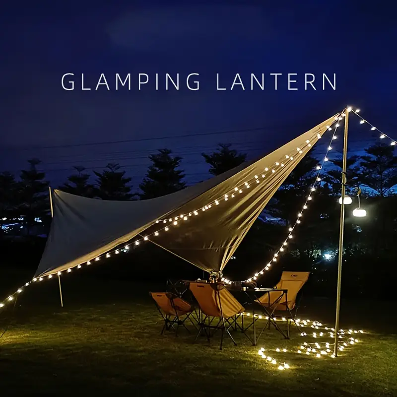 Instalație Becuri LED 6m, 40 LED-uri Lumină Caldă – Decor Terasă, Grădină, Cameră [10]