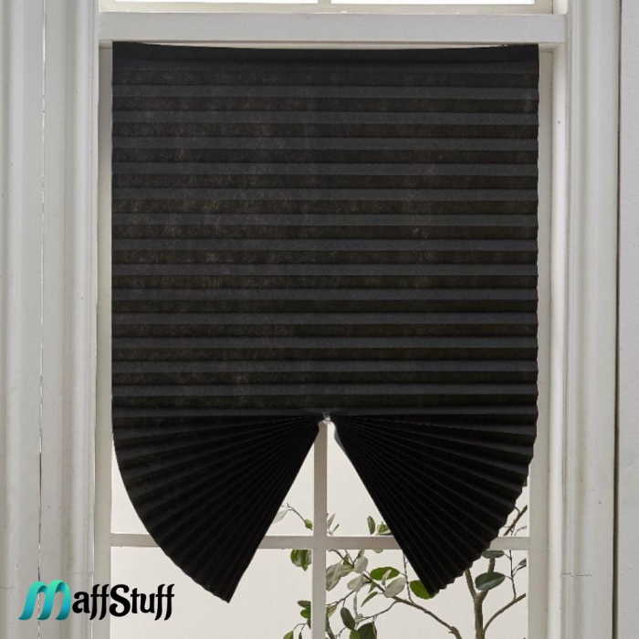 Jaluzea fereastră PVC Jaluzea textilă autoadezivă Prindere ușoară pentru jaluzea Jaluzele decorative pentru ferestre Întunecare ferestre PVC Îmbunătățire ambient interior Înfrumusețare fereastră PVC [11]