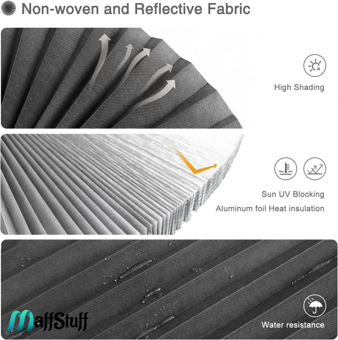 Jaluzea fereastră PVC Jaluzea textilă autoadezivă Prindere ușoară pentru jaluzea Jaluzele decorative pentru ferestre Întunecare ferestre PVC Îmbunătățire ambient interior Înfrumusețare fereastră PVC [13]