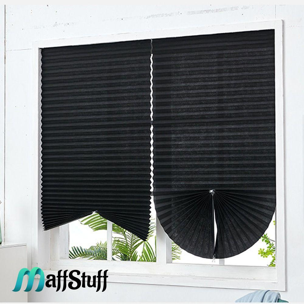 Jaluzea fereastră PVC Jaluzea textilă autoadezivă Prindere ușoară pentru jaluzea Jaluzele decorative pentru ferestre Întunecare ferestre PVC Îmbunătățire ambient interior Înfrumusețare fereastră PVC [19]