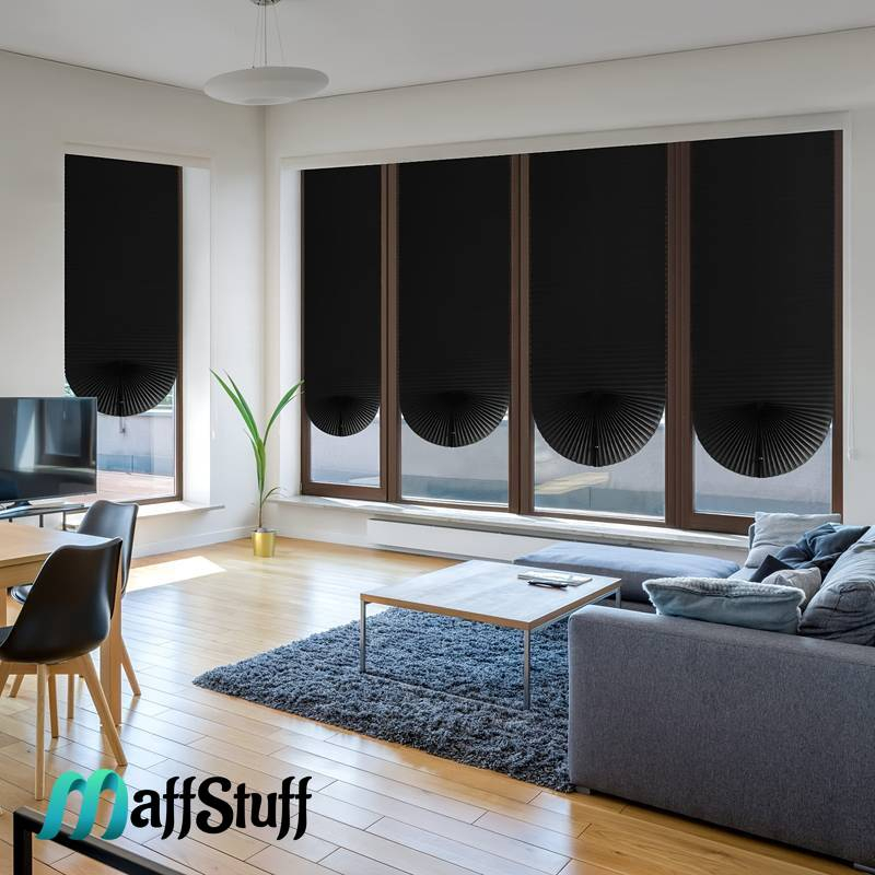 Jaluzea fereastră PVC Jaluzea textilă autoadezivă Prindere ușoară pentru jaluzea Jaluzele decorative pentru ferestre Întunecare ferestre PVC Îmbunătățire ambient interior Înfrumusețare fereastră PVC [30]