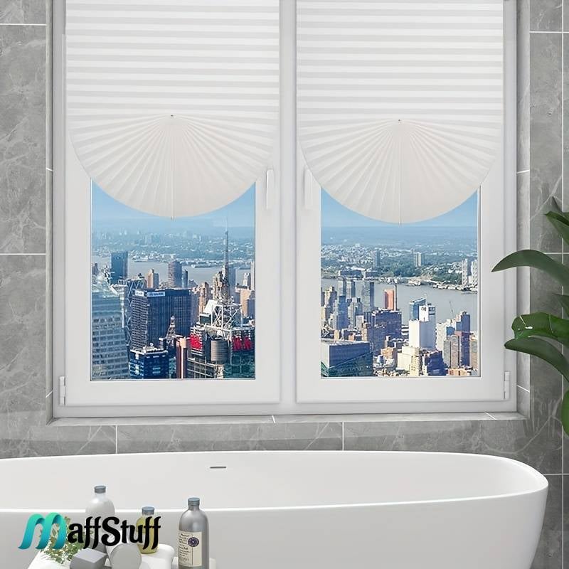 Jaluzea fereastră PVC Jaluzea textilă autoadezivă Prindere ușoară pentru jaluzea Jaluzele decorative pentru ferestre Întunecare ferestre PVC Îmbunătățire ambient interior Înfrumusețare fereastră PVC Împrospătare decor fereastră Decorațiuni pentru ferestre din PVC Jaluzele autoadezive de calitate Ambiente confortabil în locuință Design interior cu jaluzele [7]