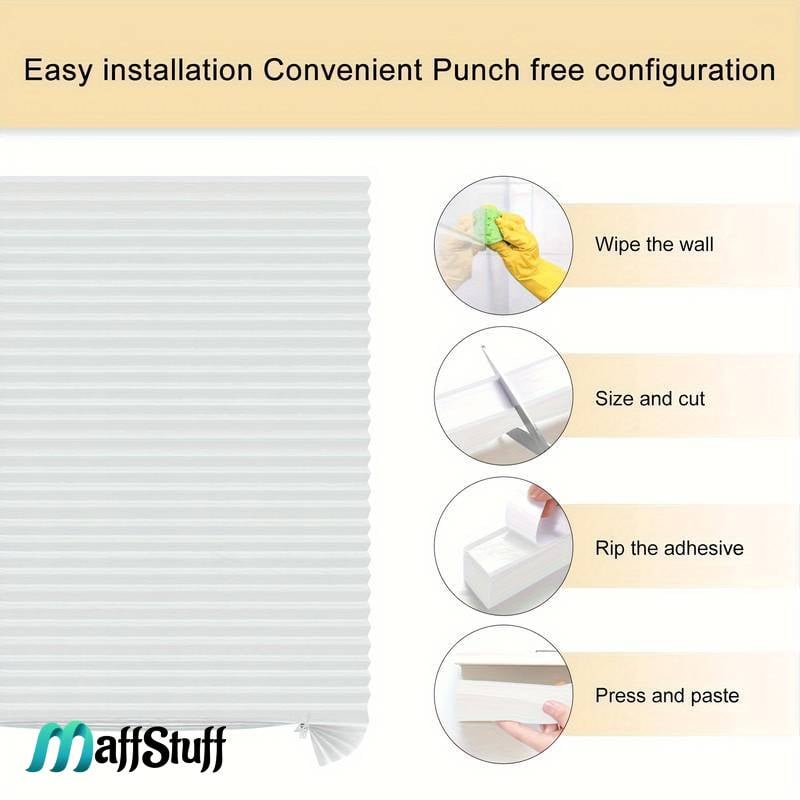 Jaluzea fereastră PVC Jaluzea textilă autoadezivă Prindere ușoară pentru jaluzea Jaluzele decorative pentru ferestre Întunecare ferestre PVC Îmbunătățire ambient interior Înfrumusețare fereastră PVC Împrospătare decor fereastră Decorațiuni pentru ferestre din PVC Jaluzele autoadezive de calitate Ambiente confortabil în locuință Design interior cu jaluzele [10]