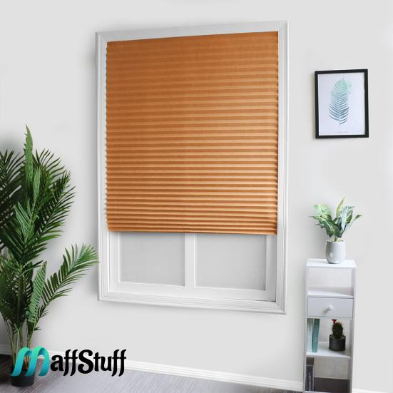 Jaluzea fereastră PVC Jaluzea textilă autoadezivă Prindere ușoară pentru jaluzea Jaluzele decorative pentru ferestre Întunecare ferestre PVC Îmbunătățire ambient interior Înfrumusețare fereastră PVC Împrospătare decor fereastră Decorațiuni pentru ferestre din PVC Jaluzele autoadezive de calitate Ambiente confortabil în locuință Design interior cu jaluzele [3]